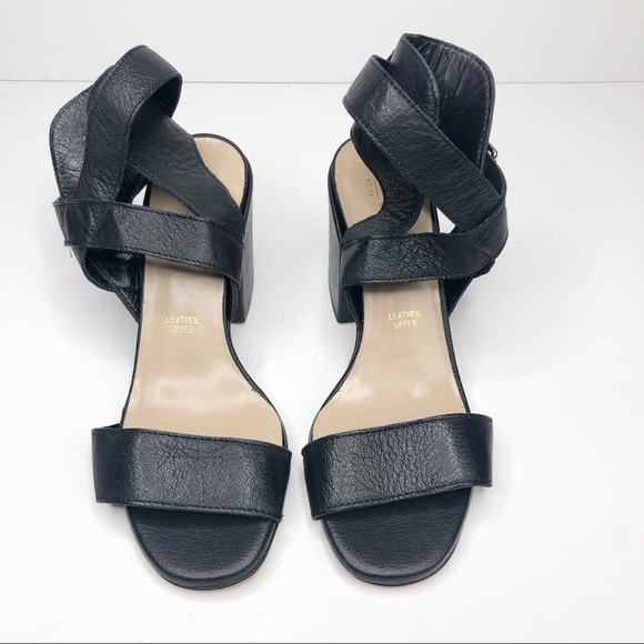 Summit White Mountain Black Heel Sandals 39 / 9 - Picture 2 of 8